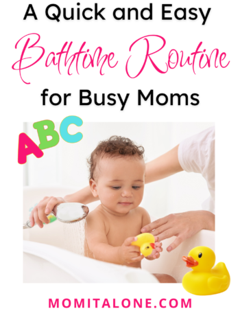 A Quick and Easy Bathtime Routine for Busy Moms