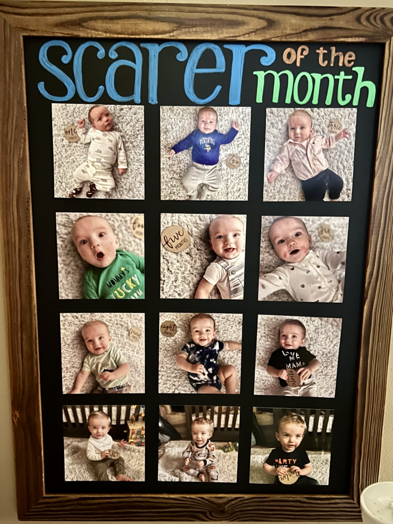 scarer of the month board