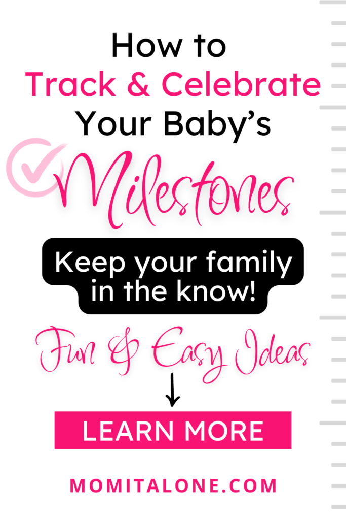 How to track and celebrate your baby's milestones